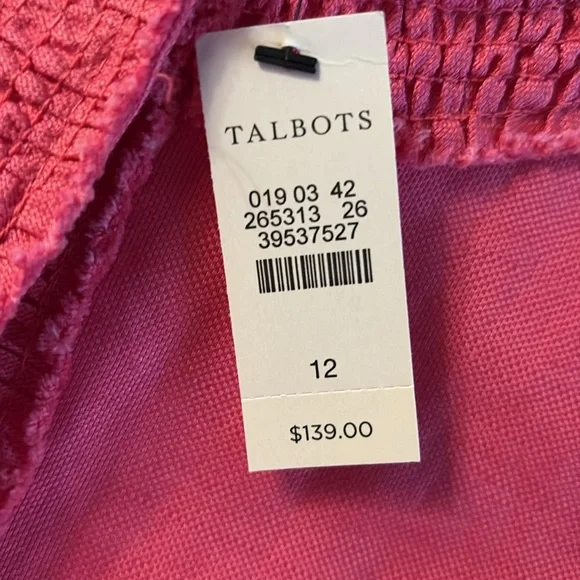 Talbots Pink Coral blazer with 3/4 Sleeves - Picture 6 of 10